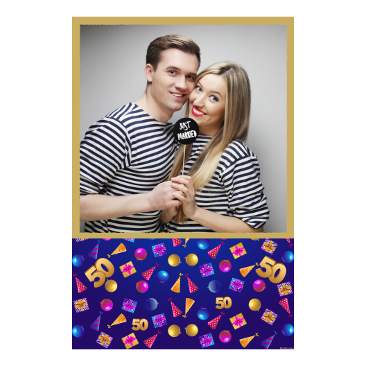 Pięćdziesiątka + balony i prezenty + 325 złoty Pięćdziesiątka + balony i prezenty + 325 złoty