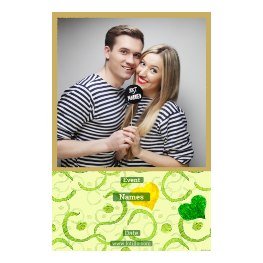 Miłość + serca + 325 złoty z tekstem