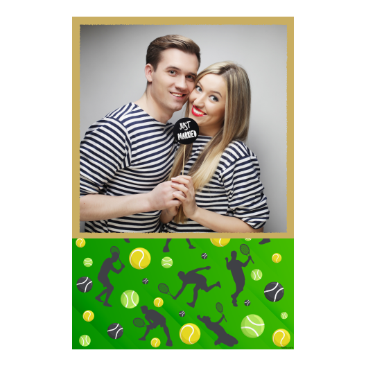 Template 325 consisting of 1 photo – Tenis Day + sport - Image 1