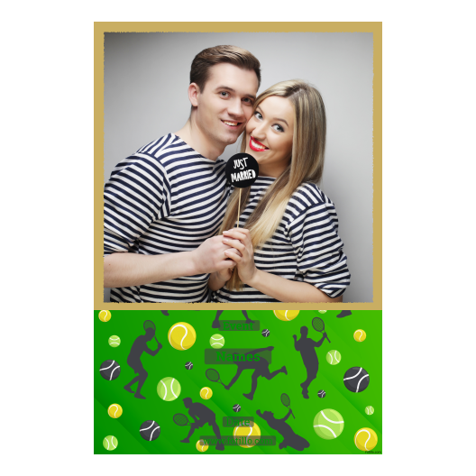 Template 325 consisting of 1 photo – Tenis Day + sport - Image 2