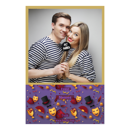 Dzień Teatru + maski + 325 złoty z tekstem Dzień Teatru + maski + 325 złoty z tekstem