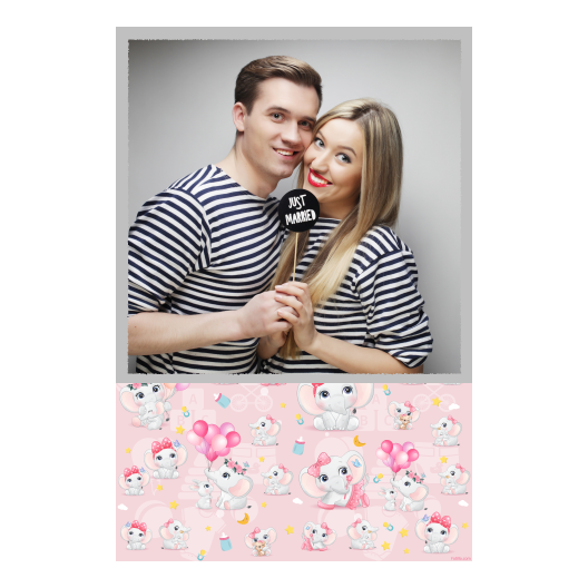 Baby Shower + elephants + 325 silver