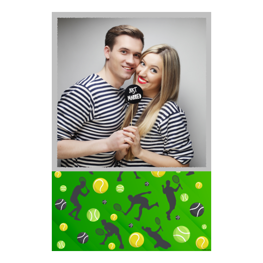 Template 325 consisting of 1 photo – Tenis Day + sport - Image 3