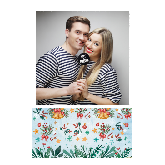 Dzwoneczki świąteczne + dekoracje + 325 biały Dzwoneczki świąteczne + dekoracje + 325 biały