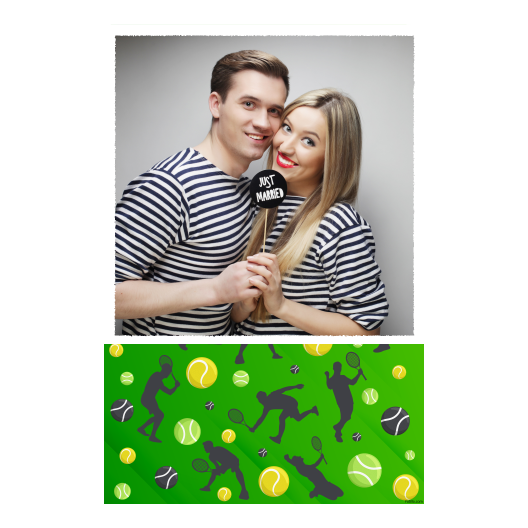 Template 325 consisting of 1 photo – Tenis Day + sport - Image 5