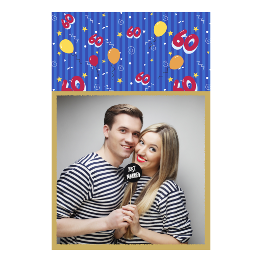 Sześćdziesiątka + balony + 326 złoty Sześćdziesiątka + balony + 326 złoty