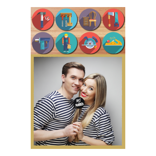 Carpenter's Day + collage + 326 gold Carpenter's Day + collage + 326 gold