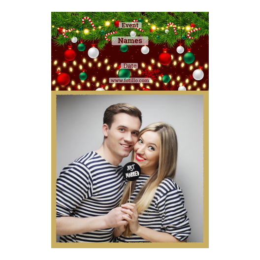 Ozdoby świąteczne + kwiaty i bombki + 326 złoty z tekstem Ozdoby świąteczne + kwiaty i bombki + 326 złoty z tekstem