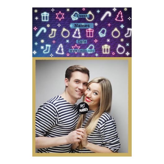 Przyjęcie sylwestrowe + Prezenty, dzwonki, choinka + 326 złoty z tekstem Przyjęcie sylwestrowe + Prezenty, dzwonki, choinka + 326 złoty z tekstem