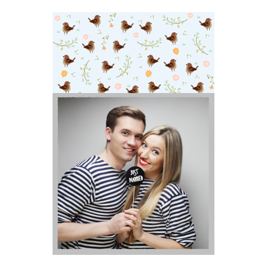 Sparrow Day + flowers + 326 silver