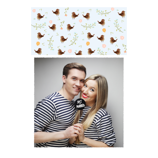 Sparrow Day + flowers + 326 white