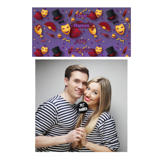 Dzień Teatru + maski + 326 biały z tekstem Dzień Teatru + maski + 326 biały z tekstem