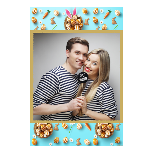 Easter Bunny + easter eggs + 327 gold Easter Bunny + easter eggs + 327 gold