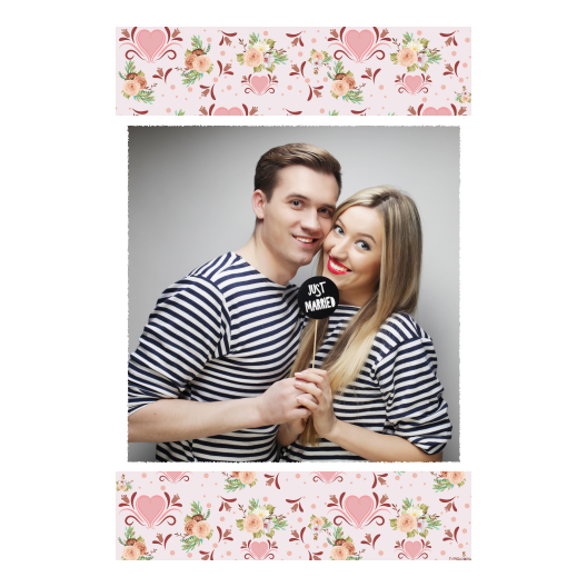 Wesele + kwiaty i serca + 327 biały Wesele + kwiaty i serca + 327 biały