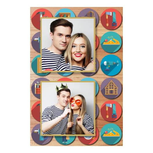 Carpenter's Day + collage + 328 gold Carpenter's Day + collage + 328 gold