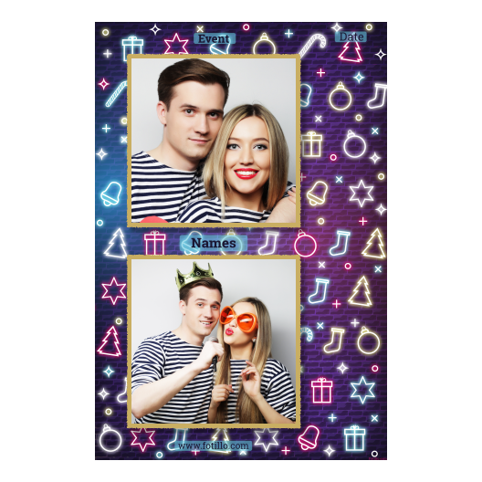 Przyjęcie sylwestrowe + Prezenty, dzwonki, choinka + 328 złoty z tekstem Przyjęcie sylwestrowe + Prezenty, dzwonki, choinka + 328 złoty z tekstem