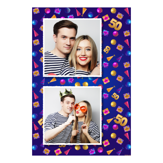 Pięćdziesiątka + balony i prezenty + 328 biały Pięćdziesiątka + balony i prezenty + 328 biały