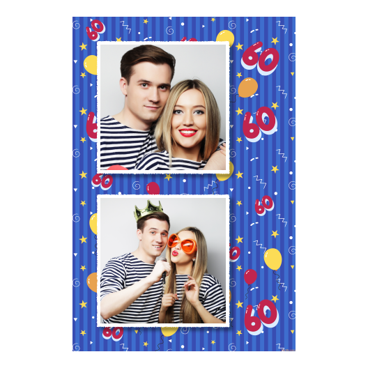 Sześćdziesiątka + balony + 328 biały Sześćdziesiątka + balony + 328 biały