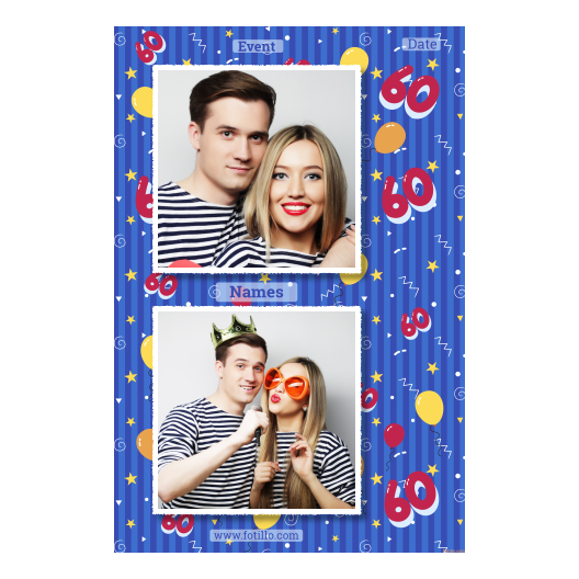 Sześćdziesiątka + balony + 328 biały z tekstem Sześćdziesiątka + balony + 328 biały z tekstem