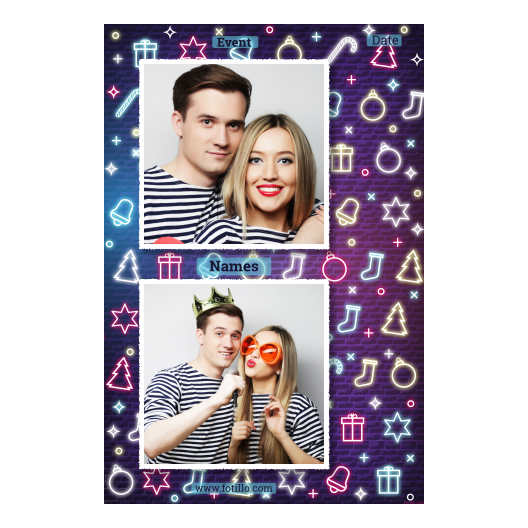 Przyjęcie sylwestrowe + Prezenty, dzwonki, choinka + 328 biały z tekstem Przyjęcie sylwestrowe + Prezenty, dzwonki, choinka + 328 biały z tekstem