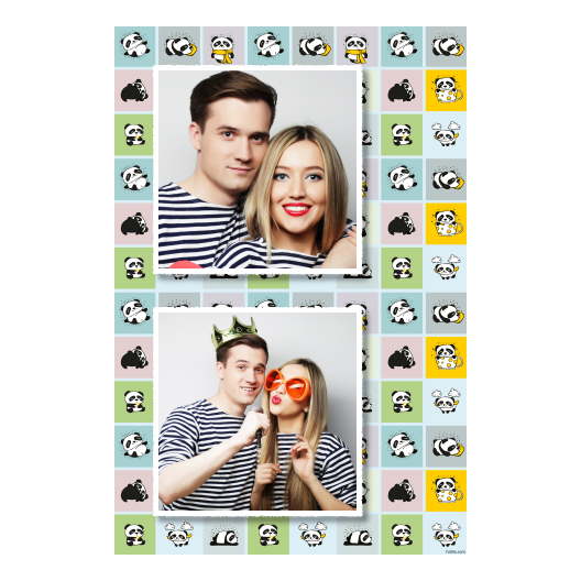 Panda's Day + collage + 328 white Panda's Day + collage + 328 white