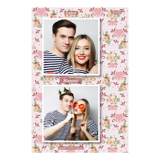 Wesele + kwiaty i serca + 328 biały z tekstem Wesele + kwiaty i serca + 328 biały z tekstem