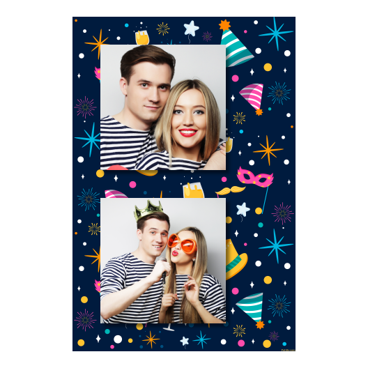 Przyjęcie sylwestrowe + Fajerwerki, gwiazdy + 328 brak ramki Przyjęcie sylwestrowe + Fajerwerki, gwiazdy + 328 brak ramki