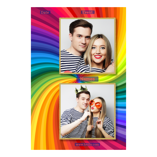 Dzień Tęczy + zabarwienie + 329 złoty z tekstem Dzień Tęczy + zabarwienie + 329 złoty z tekstem