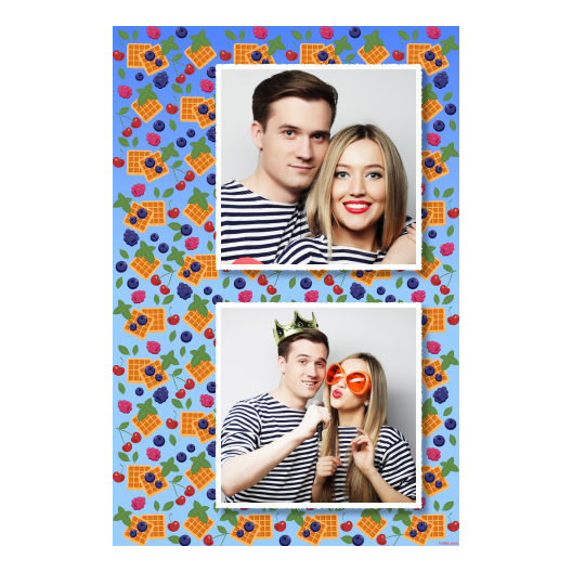 Dzień Gofra + owoce + 329 biały Dzień Gofra + owoce + 329 biały