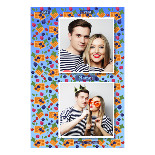 Dzień Gofra + owoce + 329 biały z tekstem Dzień Gofra + owoce + 329 biały z tekstem