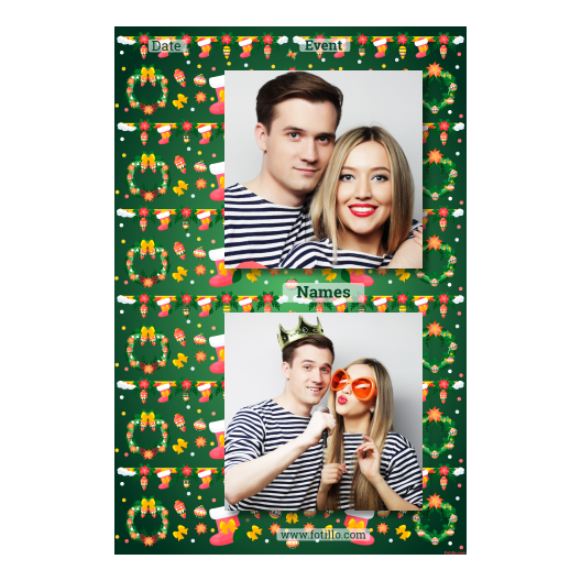 Boże Narodzenie + kwiaty i bombki + 329 brak ramki z tekstem Boże Narodzenie + kwiaty i bombki + 329 brak ramki z tekstem