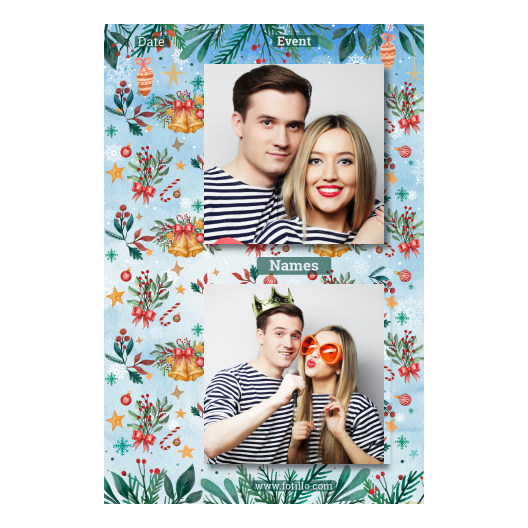 Dzwoneczki świąteczne + dekoracje + 329 brak ramki z tekstem Dzwoneczki świąteczne + dekoracje + 329 brak ramki z tekstem