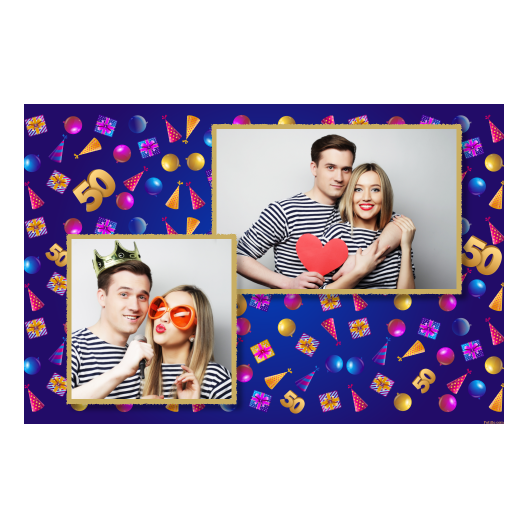 Pięćdziesiątka + balony i prezenty + 401 złoty Pięćdziesiątka + balony i prezenty + 401 złoty