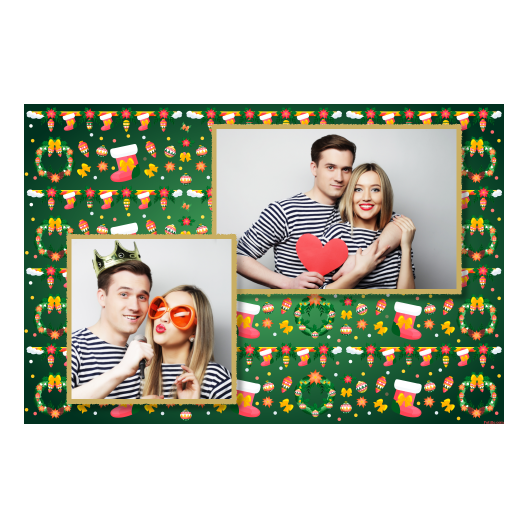 Boże Narodzenie + kwiaty i bombki + 401 złoty Boże Narodzenie + kwiaty i bombki + 401 złoty