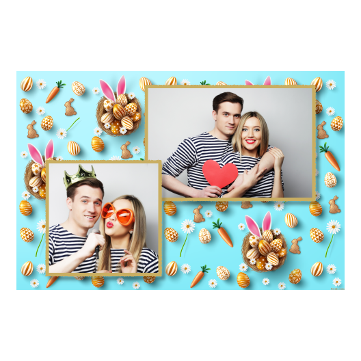 Easter Bunny + easter eggs + 401 gold Easter Bunny + easter eggs + 401 gold