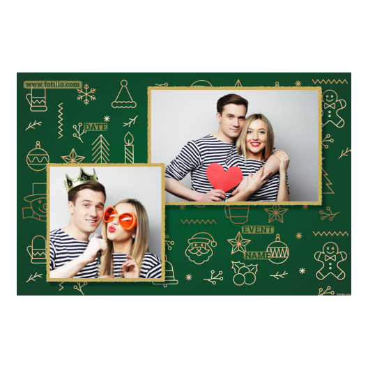 Boże Narodzenie + dekoracje + 401 złoty z tekstem