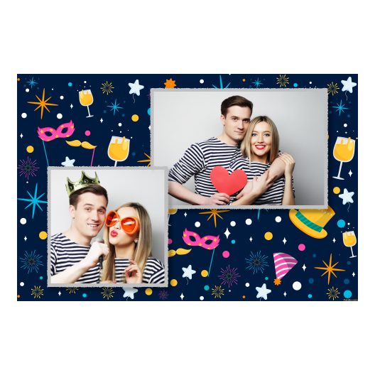 Przyjęcie sylwestrowe + Fajerwerki, gwiazdy + 401 Przyjęcie sylwestrowe + Fajerwerki, gwiazdy + 401