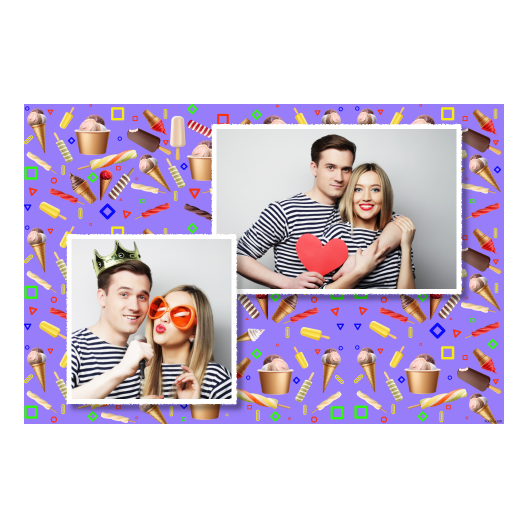 Dzień Lodów + kolaż + 401 biały Dzień Lodów + kolaż + 401 biały