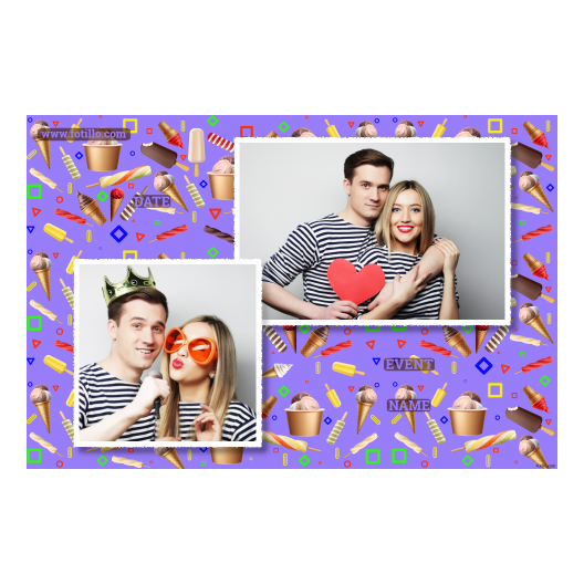 Dzień Lodów + kolaż + 401 biały z tekstem Dzień Lodów + kolaż + 401 biały z tekstem