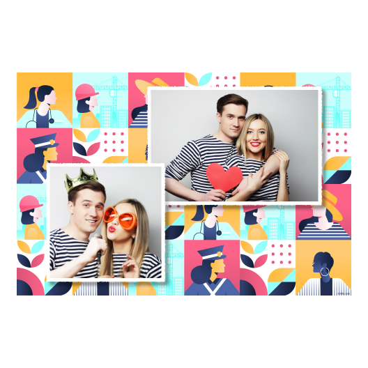 Women's Day + collage + 401 white