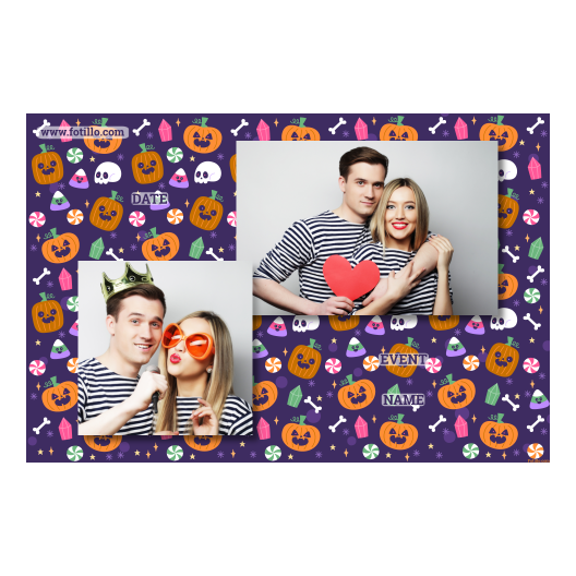 Halloweenowa dynia + kolaż + 401 brak ramki z tekstem Halloweenowa dynia + kolaż + 401 brak ramki z tekstem