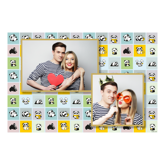 Panda's Day + collage + 402 gold Panda's Day + collage + 402 gold