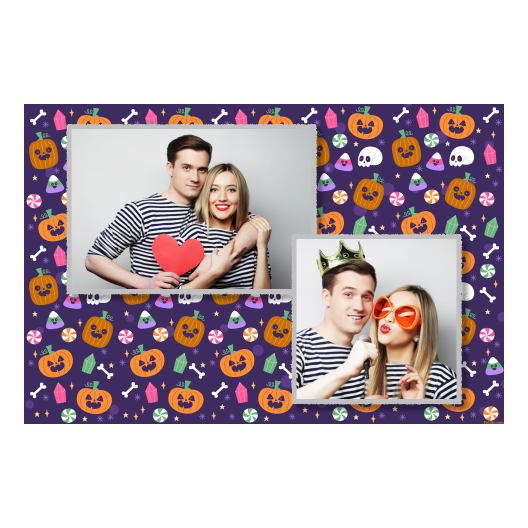 Halloweenowa dynia + kolaż + 402 Halloweenowa dynia + kolaż + 402