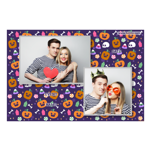 Halloweenowa dynia + kolaż + 402 z tekstem Halloweenowa dynia + kolaż + 402 z tekstem