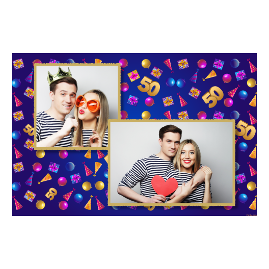 Pięćdziesiątka + balony i prezenty + 403 złoty Pięćdziesiątka + balony i prezenty + 403 złoty