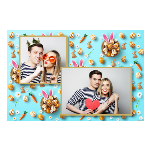 Easter Bunny + easter eggs + 403 gold Easter Bunny + easter eggs + 403 gold