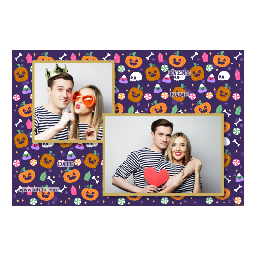 Halloweenowa dynia + kolaż + 403 złoty z tekstem Halloweenowa dynia + kolaż + 403 złoty z tekstem