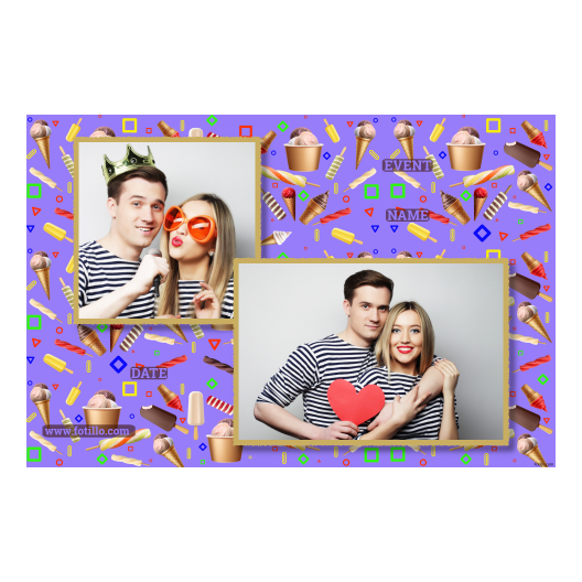 Dzień Lodów + kolaż + 403 złoty z tekstem Dzień Lodów + kolaż + 403 złoty z tekstem