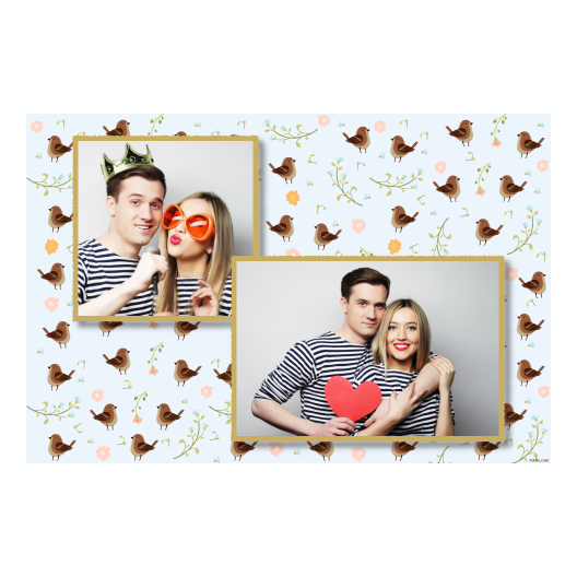 Sparrow Day + flowers + 403 gold Sparrow Day + flowers + 403 gold