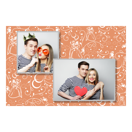 Wedding Photo + hearts + 403 silver Wedding Photo + hearts + 403 silver